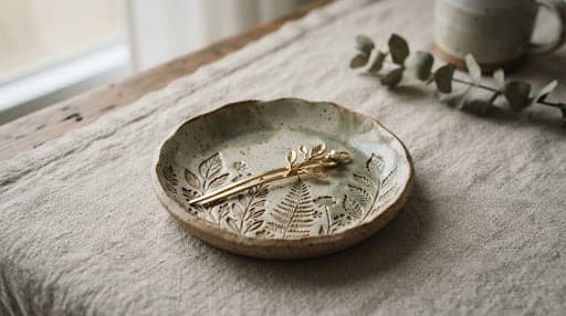Ceramic Ink Well Desk Organiser
